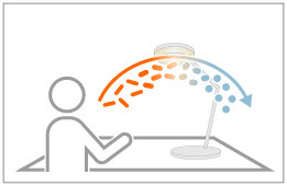 Graphic luminaire coating anti-bacteria