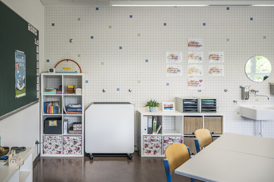 Safe Learning With UV-C Air Disinfection, Max-mannheimer Middle School, Garching