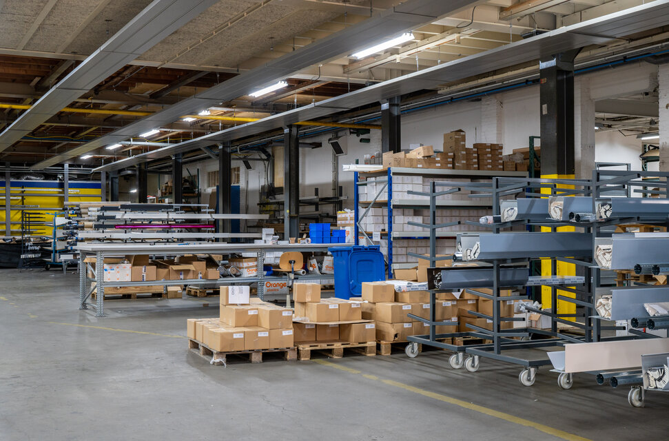 Ledification at sun protection company with led tubes