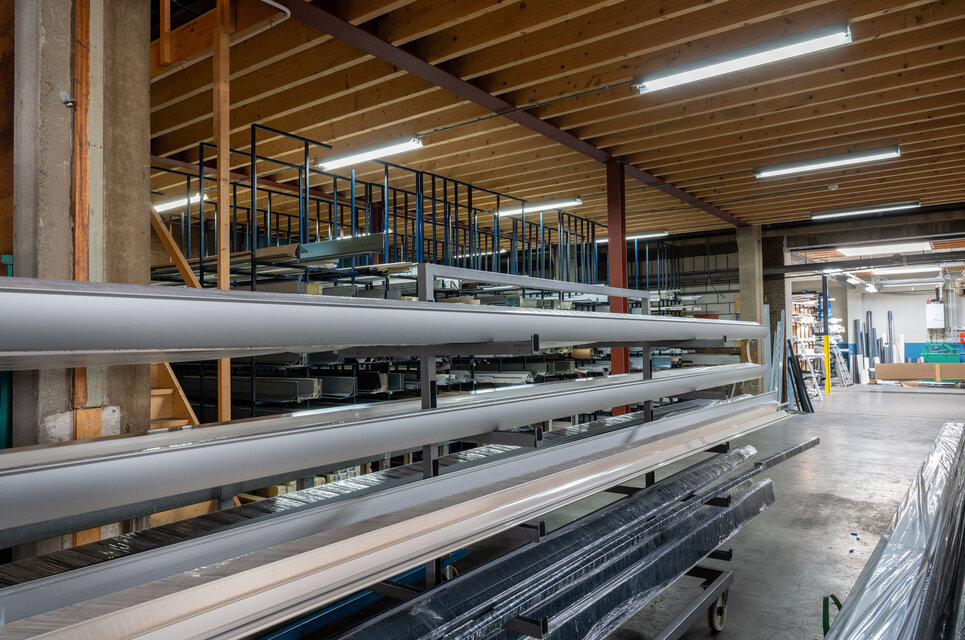 Ledification at sun protection company with led tubes