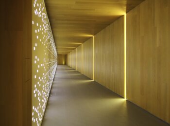 Modern building interiors